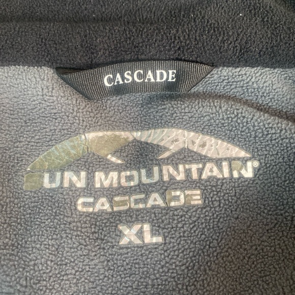 Cascade Sun Mountain Mens size XL Gray Pullover Fleece Jacket With Arm Pocket - Picture 3 of 6